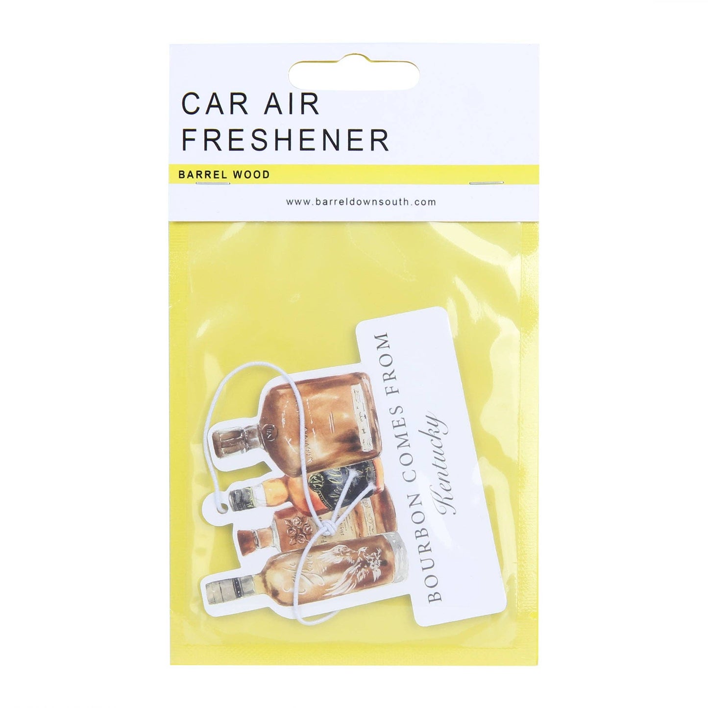 Bourbon Comes From Kentucky Air Freshener