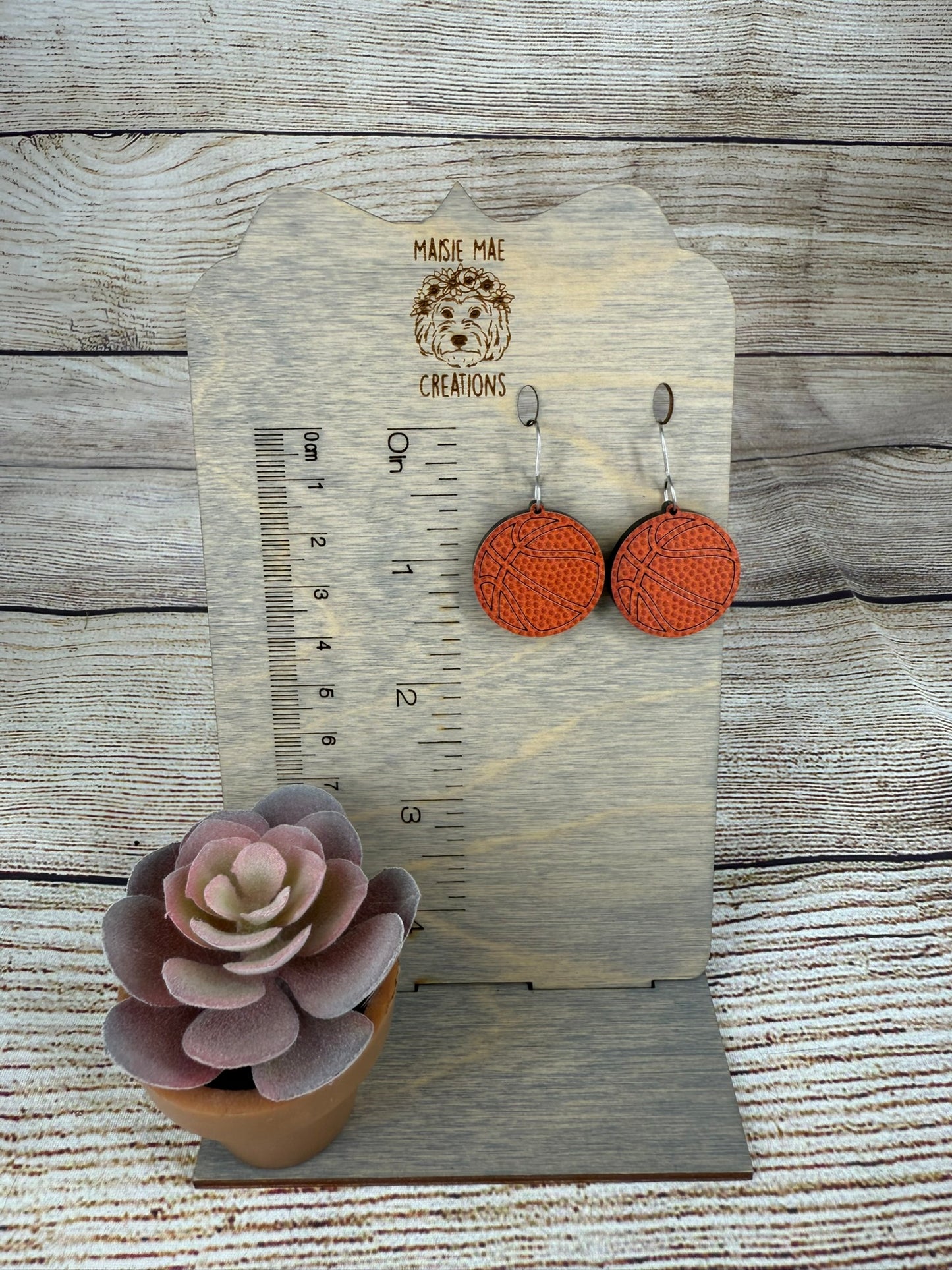 Basketball Earrings