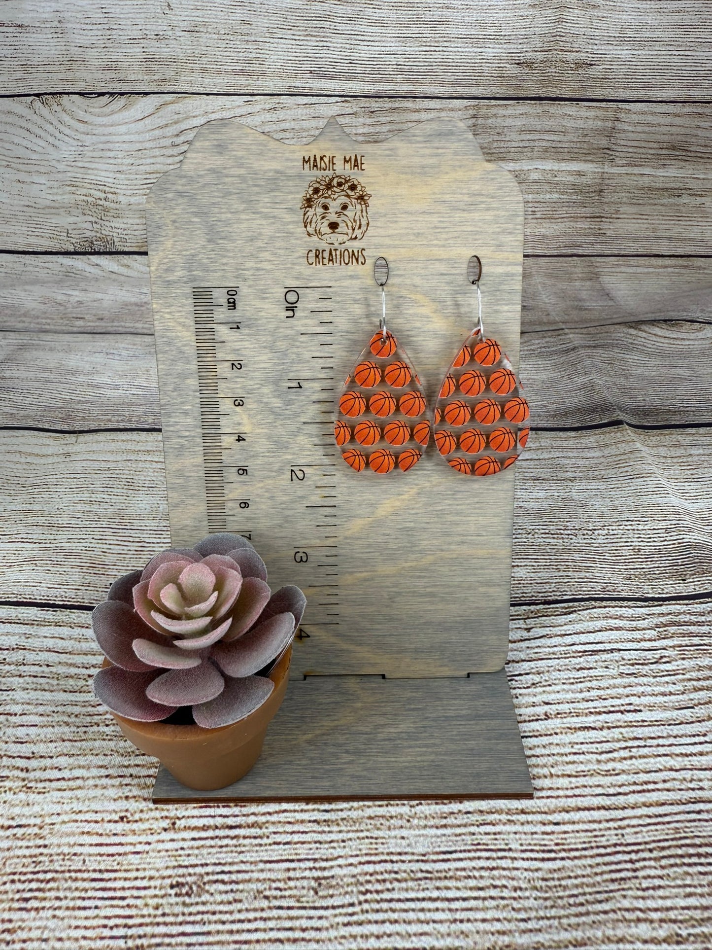 Basketball Earrings