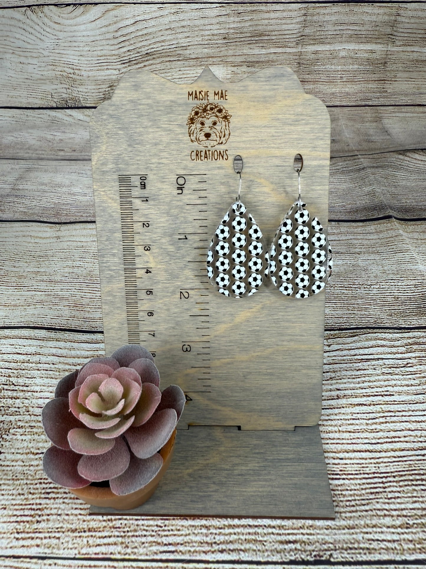 Soccer Earrings