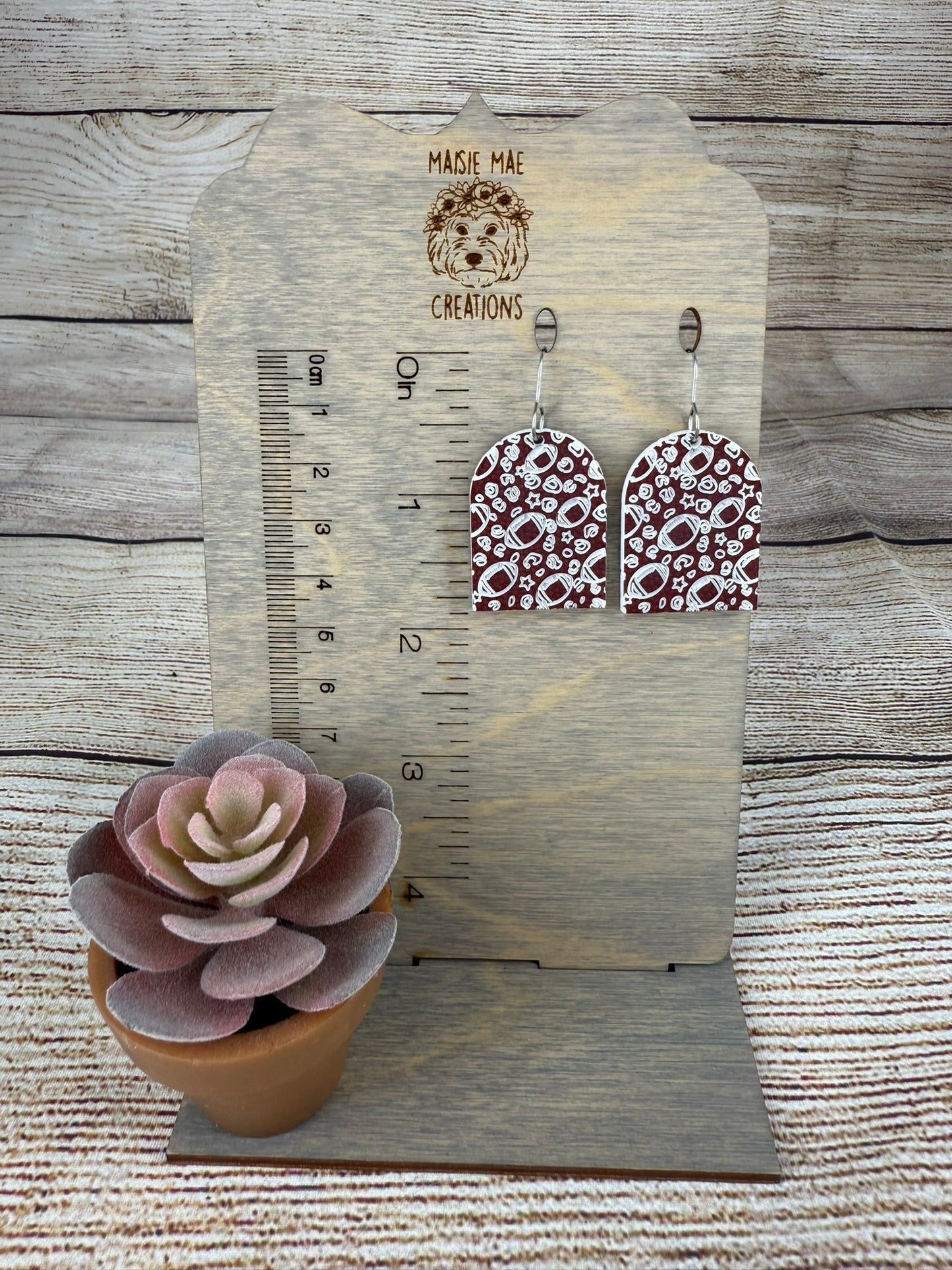 Football Earrings