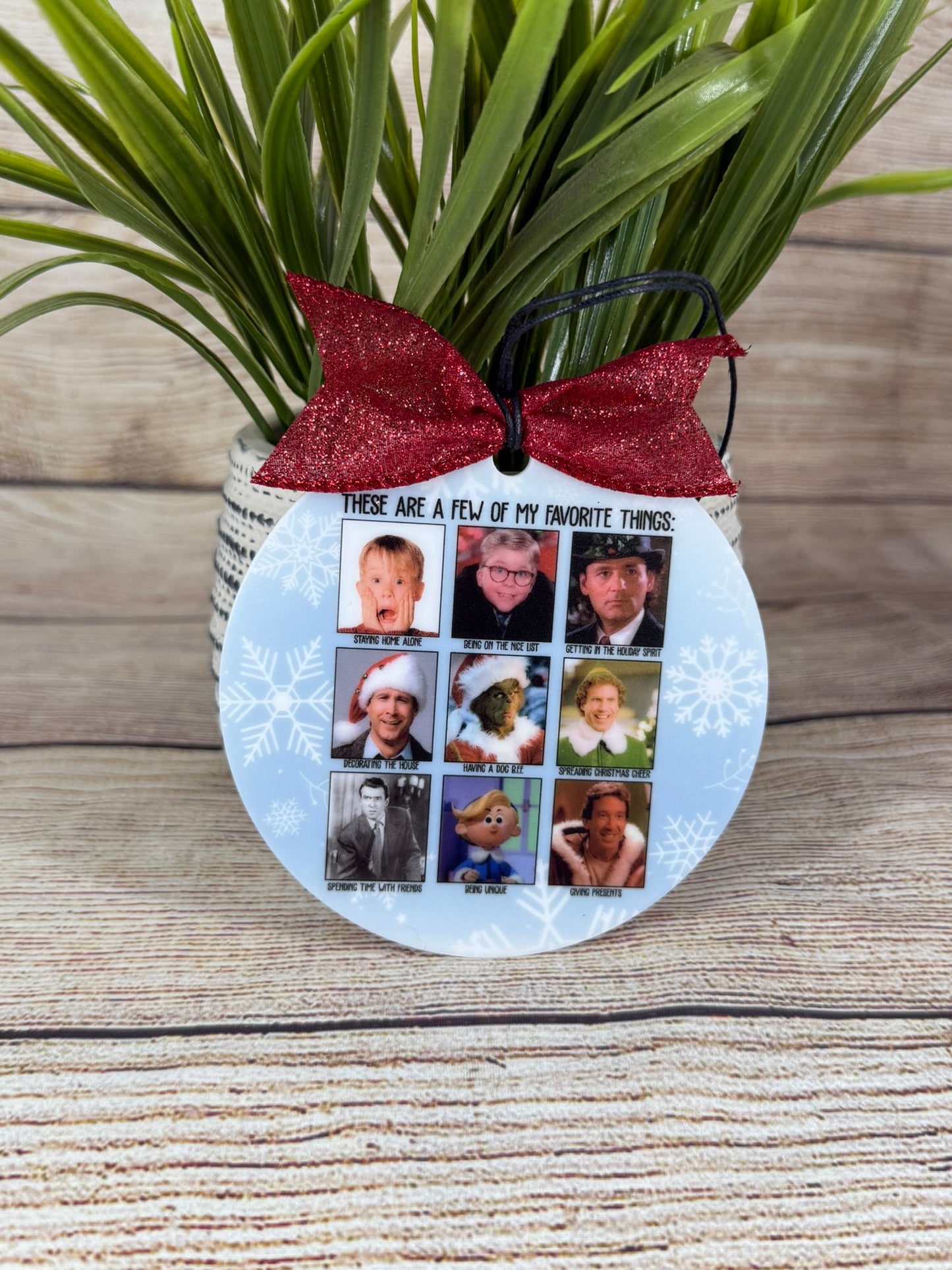 Favorite Things Christmas Ornament