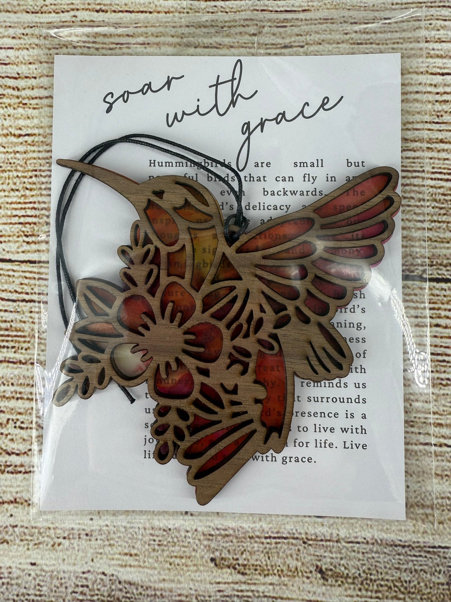 Hummingbird Suncatcher Ornament