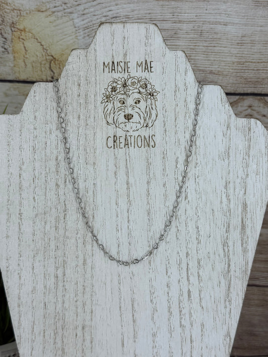 Silver Heart Chain