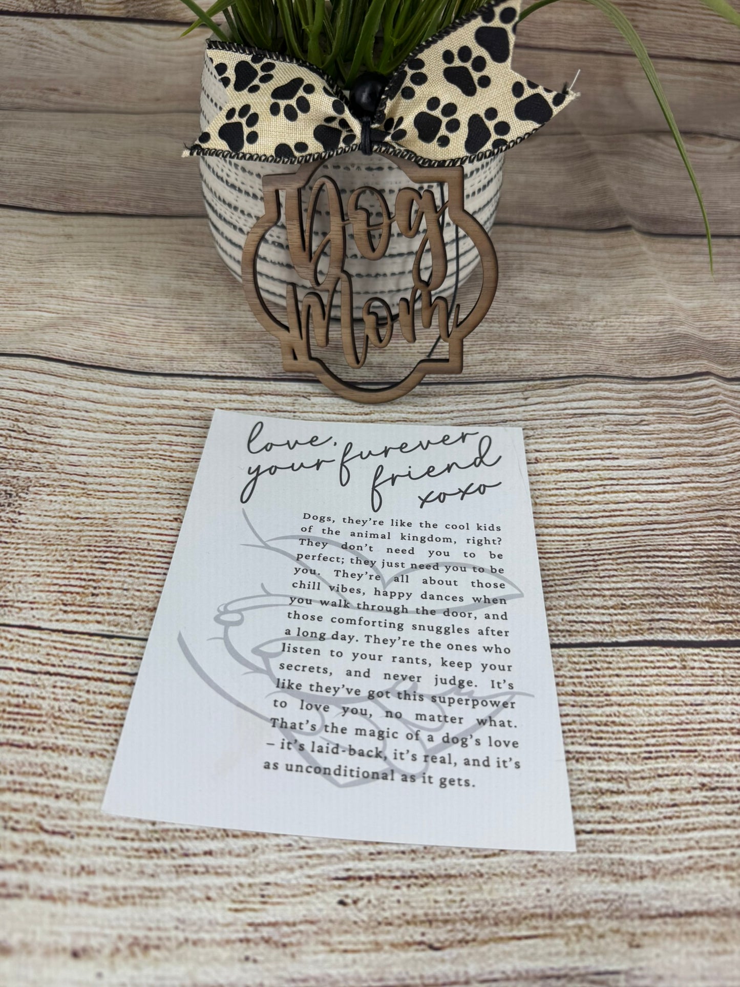 Dog Mom Ornament