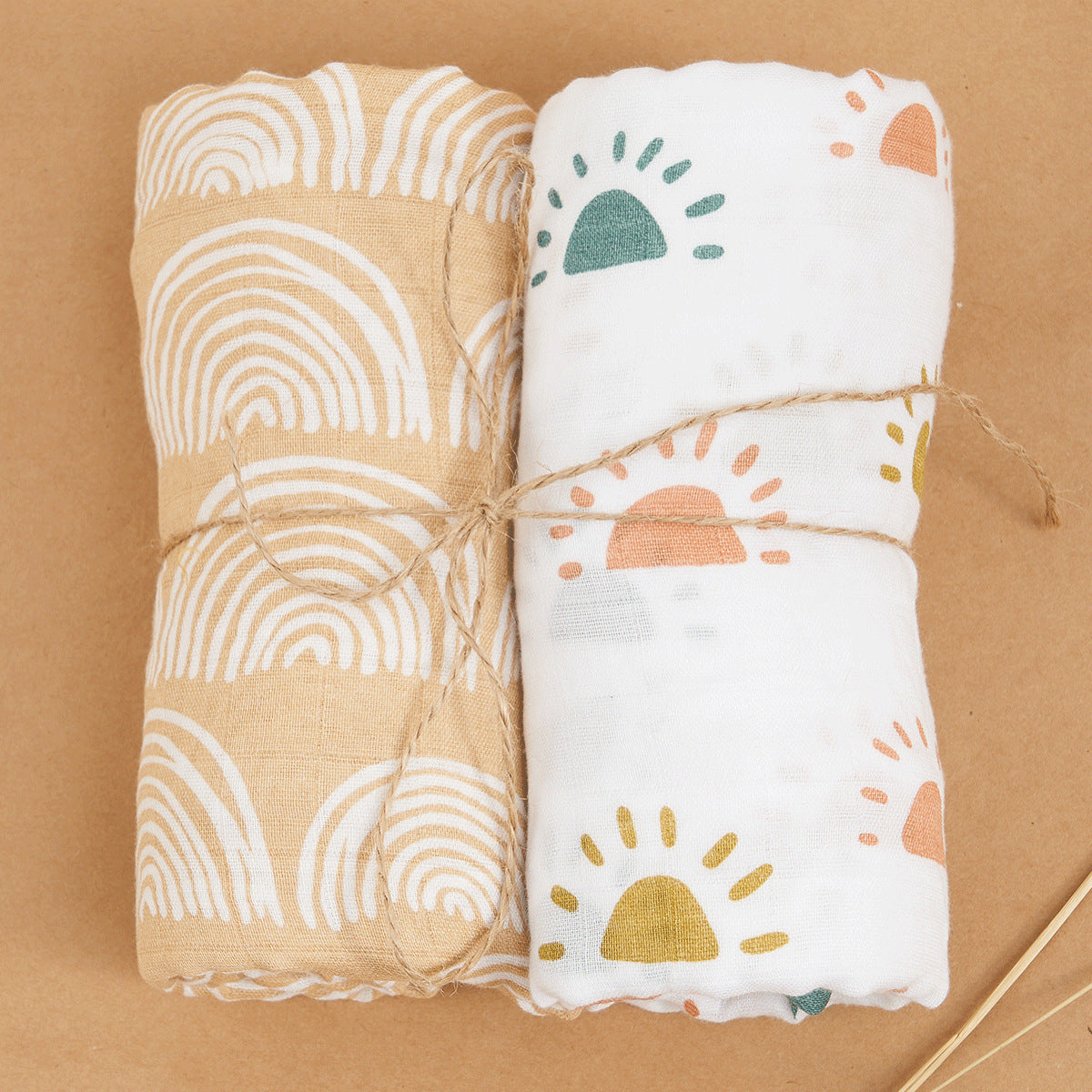 Baby Swaddle Blanket Muslin Cotton Breathable Soft Multiuse Receiving Wrap For Newborns Infants Animals Print