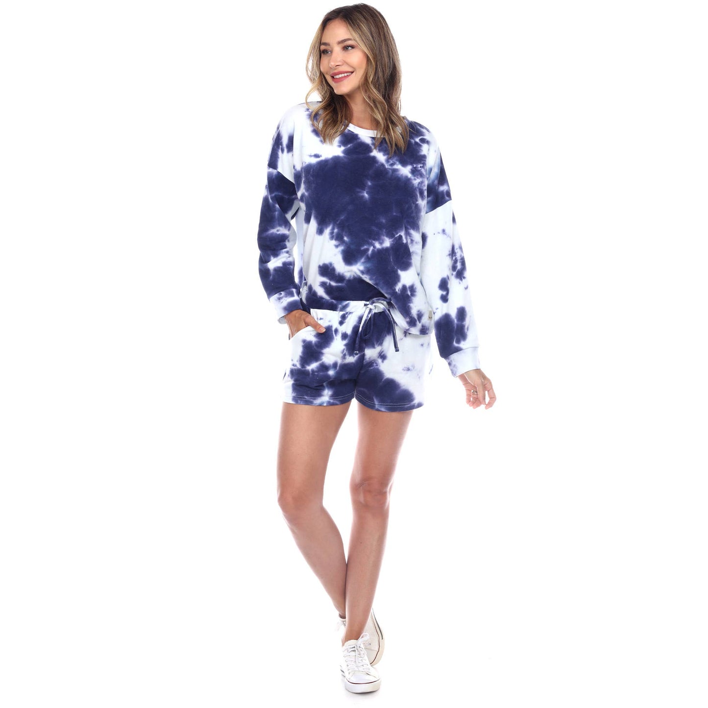 Women's Tie Dye Lounge Top & Shorts Set - NEW COLORS