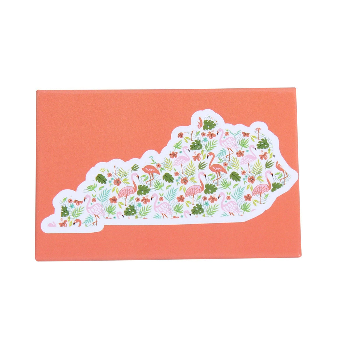Kentucky Shape Flamingo Magnet